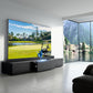 PerfecTisan Bundle-Projector&Floor Rising Projector Screen&Motorised Laser TV Cabinet