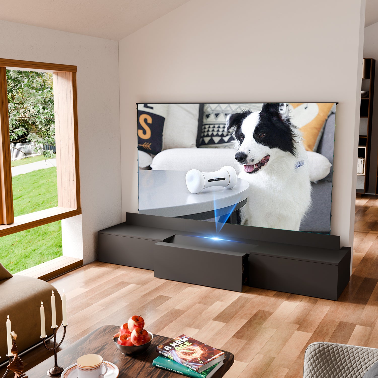 PerfecTisan Laser Tv Cabinet Modern Apartment High Quality Living Room TV Furniture Cabinet Custom Design TV Cabinet