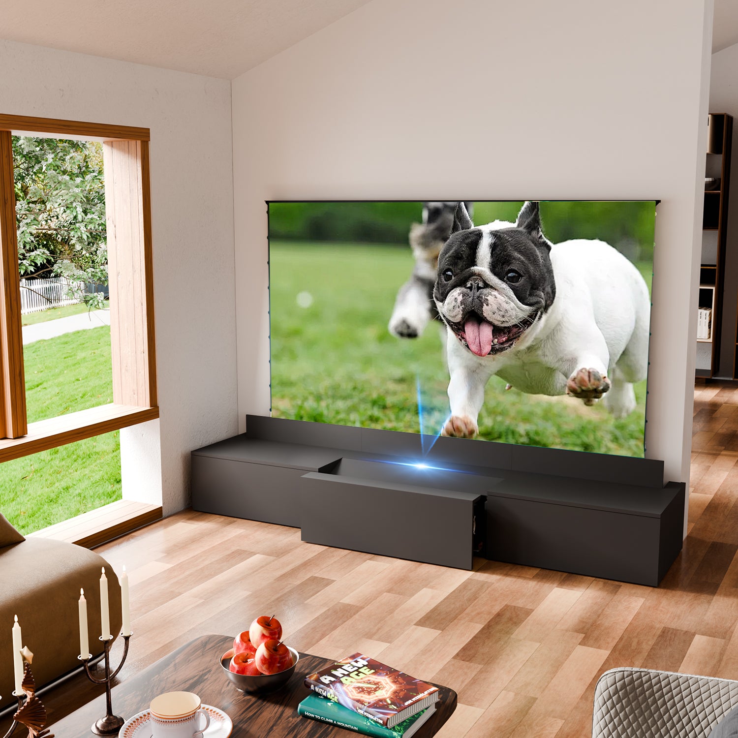 PerfecTisan Laser Tv Cabinet Modern Apartment High Quality Living Room TV Furniture Cabinet Custom Design TV Cabinet