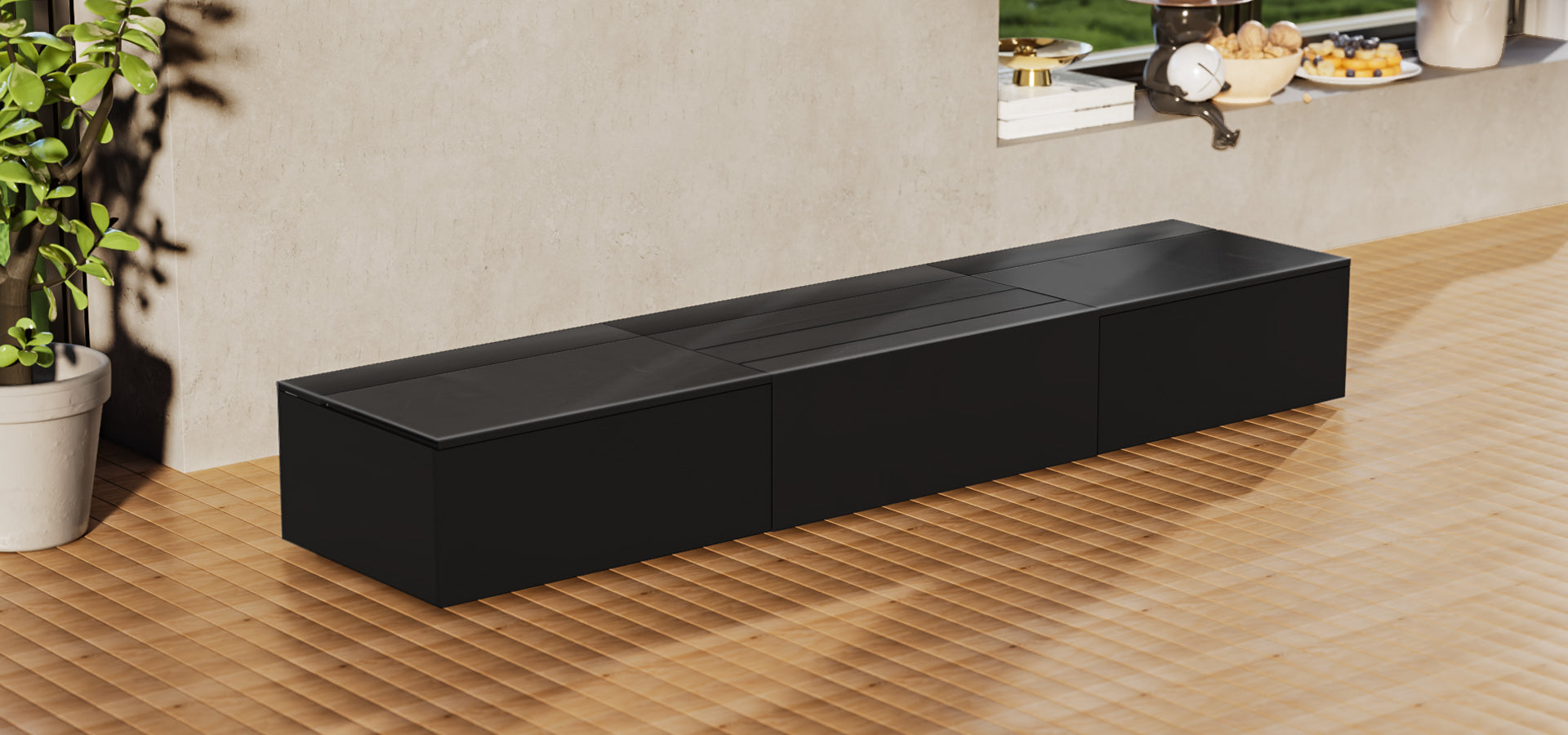 PerfecTisan Laser Tv Cabinet Modern Apartment High Quality Living Room TV Furniture Cabinet Custom Design TV Cabinet