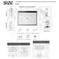 PerfecTisan Motorized Projector Screen 16:9 8K ALR Projector Screen Hidden in Ceiling Projector Screen